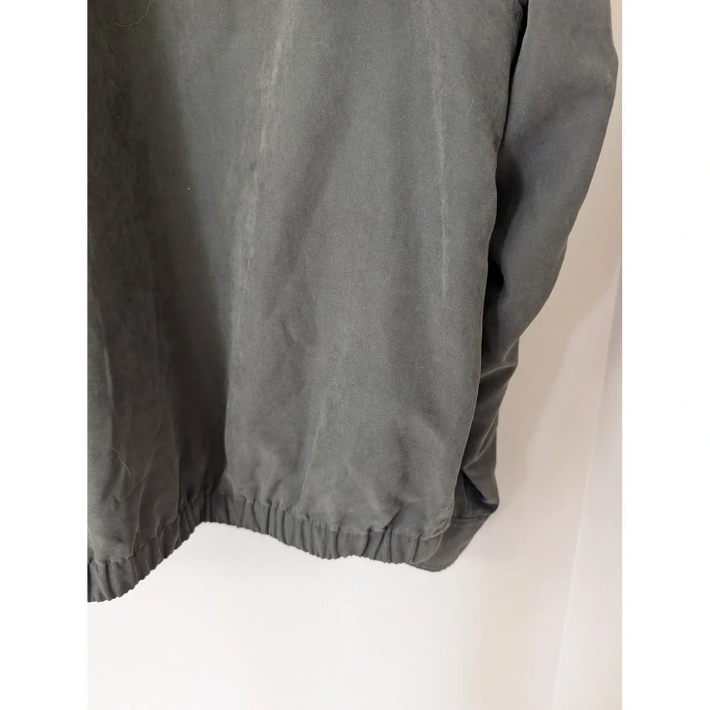 Vintage Orvis Signature Mens XL‎ Bomber Jacket Green Brown 90s Old Money